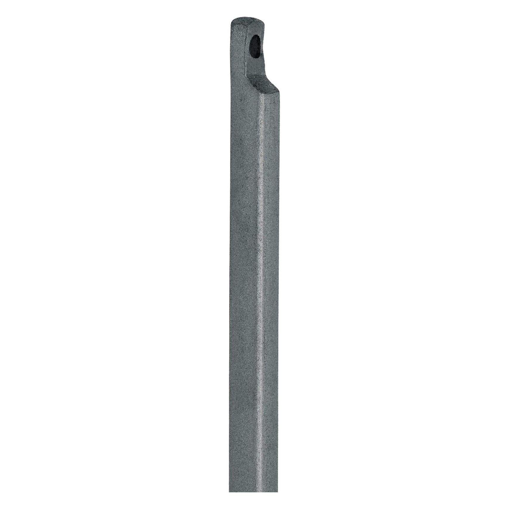 Deni Treibriegelstange mit Aussparung einseitig 1250 mm Ø 10 mm Stahl hell verzinkt (4110 1251 33)