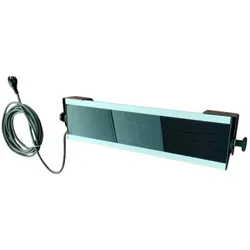 KRS Infrarotlampe IR 3118VN mit schwarzem Glas – Kurzwellige Emission – Leistung 3 x 1500 W – Spannung 400 V