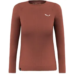 Salewa, Damen, Funktionsshirt, Zebru Responsive Langarm Shirt (42, XL), Rot, XL, 42