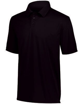 Augusta Sportswear 5017 Vital Polo Shirt in Black size 3XL   Polyester