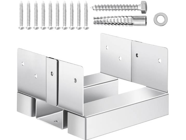VEVOR 10x Paaldragers Binnenafmetingen 139\,5x141\,5mm voor 139\,7x139\,7/139\,7x152\,4mm