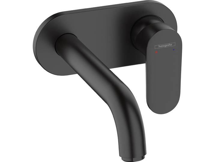 HANSGROHE Mitigeur lavabo encastré mural Vernis Blend Noir mat 71576670