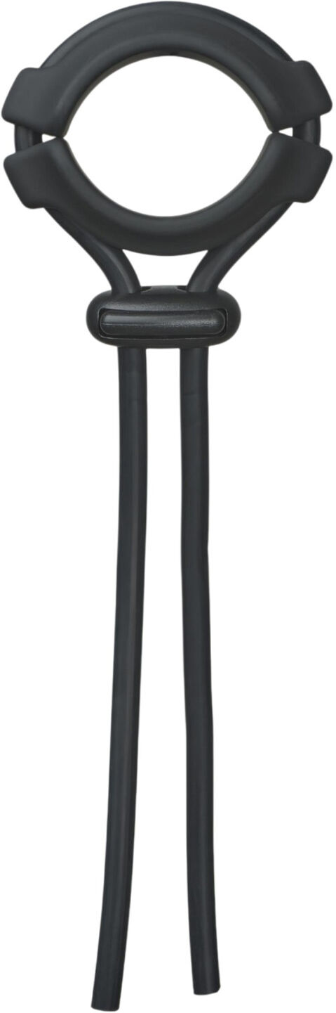 Mr.Membr Tense - Justerbar Lasso-Penisring (Sort)