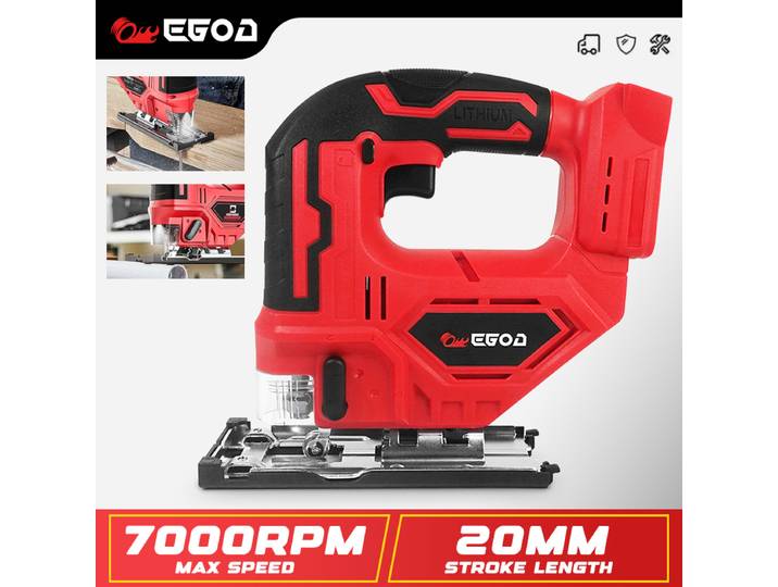 Scie sauteuse électrique sans fil de déesse électrique, scie multifonction Portable, outil électrique Vertical pour bois pour Milwaukee, broche de batterie 20V