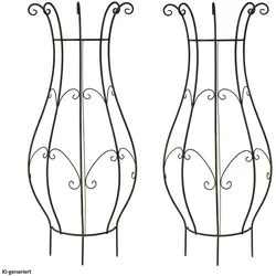 HTI-Living, Pflanzen Zubehör, Rankgitter Bauchig Verena 2er-Set (20 cm, 50 cm)