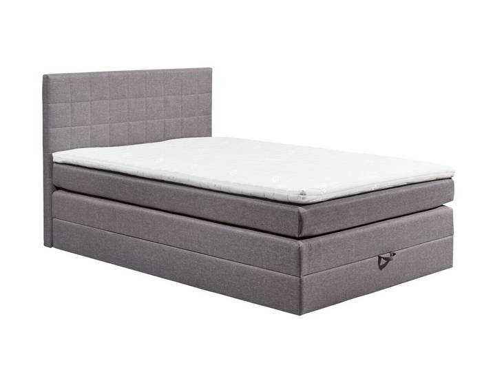 XORA Boxspringbett HAWAII, grau, Stoff