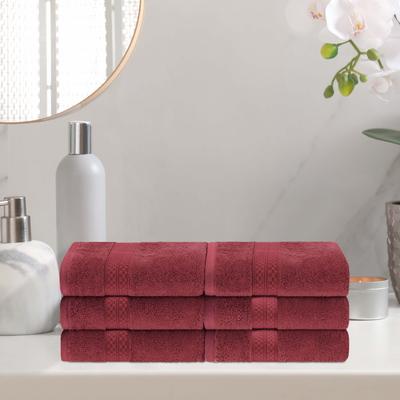 Superior Rayon from Bamboo and Cotton Hand Towel - (Set of 6)