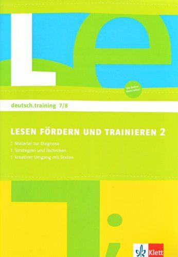 Sabine Utheß - deutsch.training. Arbeitshefte zur Leseförderung. Diagnostizieren und individuell fördern: deutsch.training 7. und 8. Klasse. Lesen Fördern und Trainieren 2 - Preis vom 15.10.2026 23:06:25 h