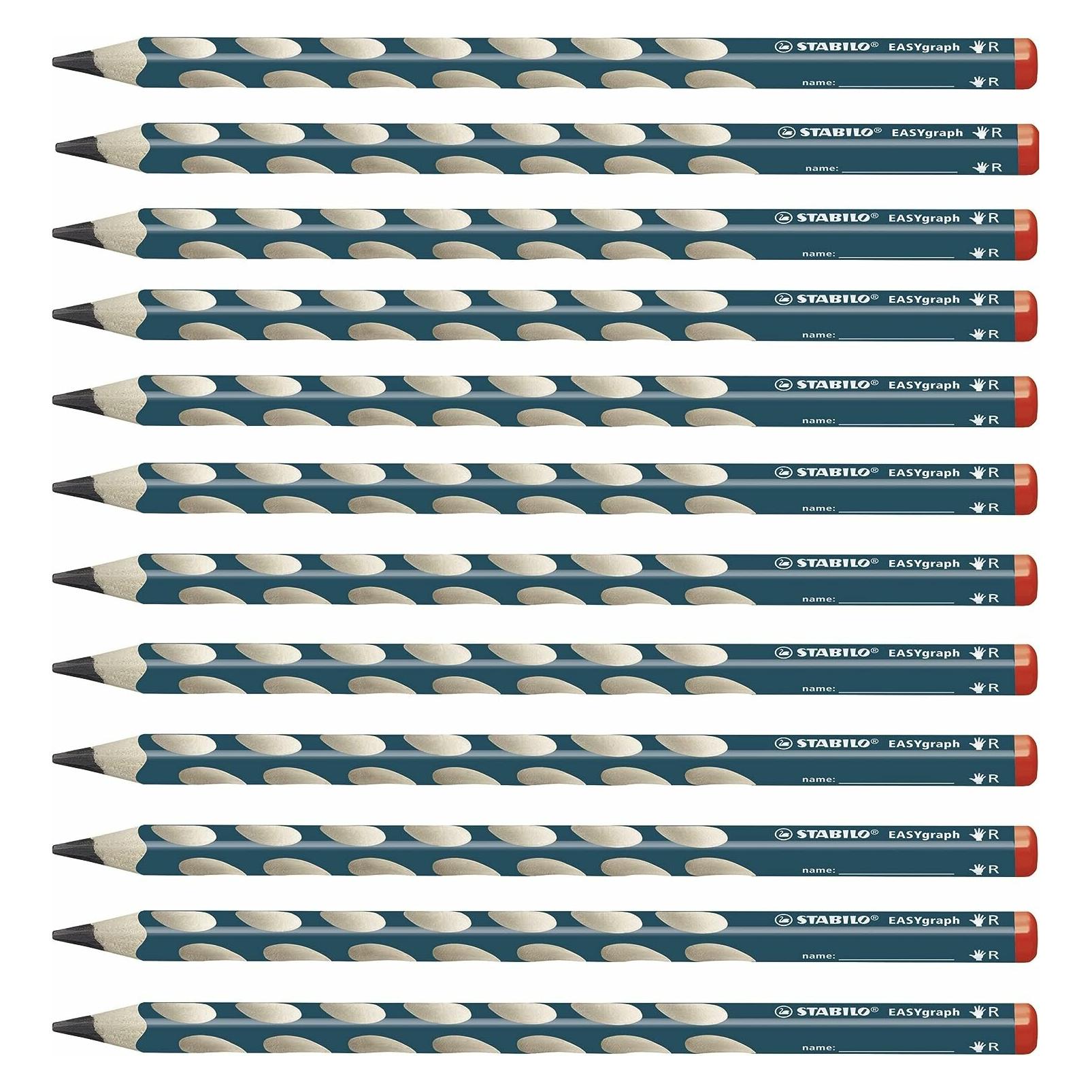 Stabilo EASYgraph Bleistifte HB petrol 12 St. (3.15 mm, HB, 12x) (322/HB)