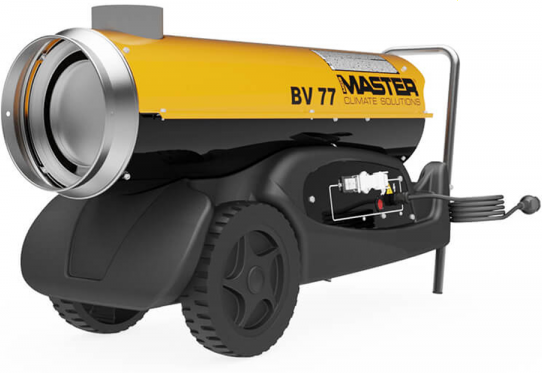 Master BV 77 E - Générateur d'air chaud à gasoil à chauffage indirect