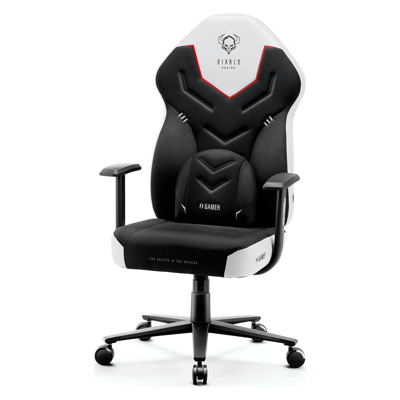 Diablo Gaming Chair X-Gamer 2.0 Gaming Chair Normal Snow White, White (X-GAMERSW)