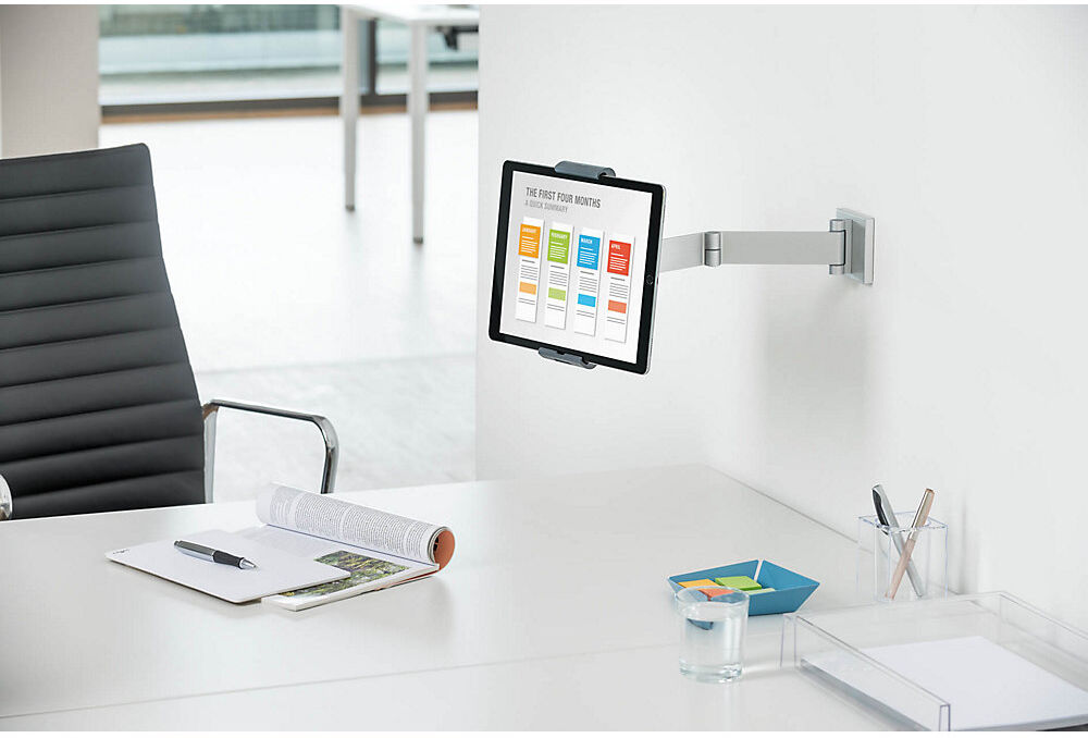 Tablethalter, HOLDER WALL ARM, für Tablet-Größen von 7 - 13'' DURABLE