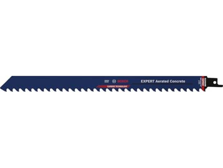 Bosch 1x EXPERT Aerated Concrete S1241HM reciprozaagblad (voor Cellenbeton, Lengte 300 mm, Professional Accessoires Reciprozaag)