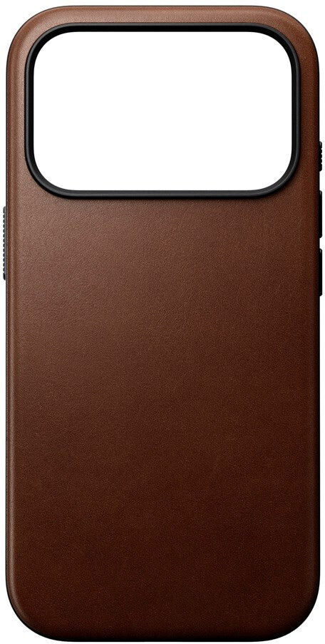iPhone 17 Pro - Nomad Modern Leather Cover - MagSafe Kompatibel - Brown
