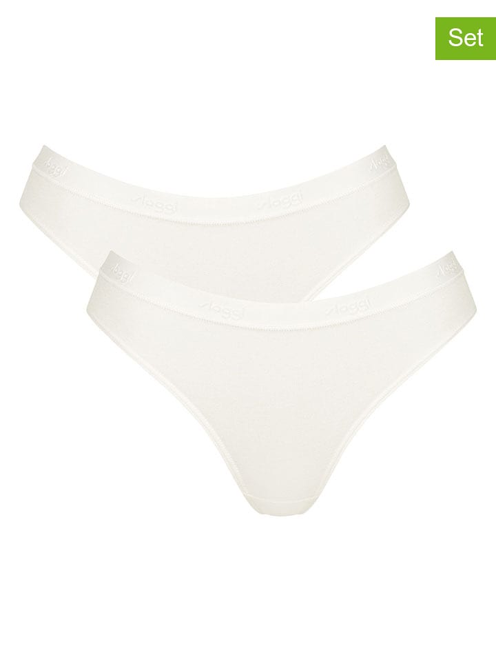 Sloggi 2er-Set: Slips ''Go Casual'' in Creme - L
