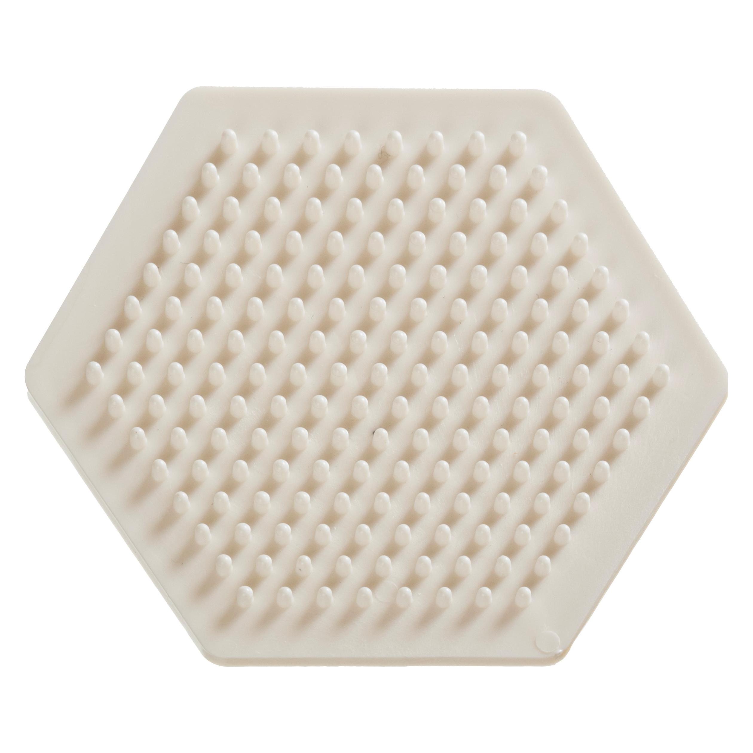Creativ Company Bügelperlen Platten Sechseck Weiss (906784)