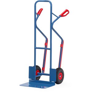 Fetra Sackkarre Kufenkarre, B1331P, pannensichere Bereifung, Tragkraft 300kg