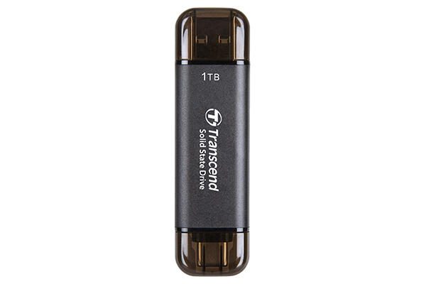 Transcend ESD310C Externe SSD 1 TB, schwarz TS1TESD310C