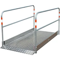 Schake Grabenbrücke aus Aluminium 5,0m lang, 1,3m breit