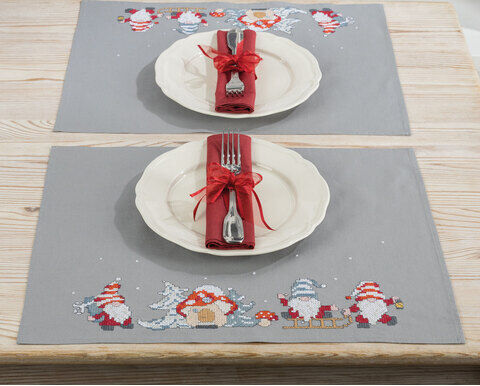 Tischsets "Wichtel", 2er-Set