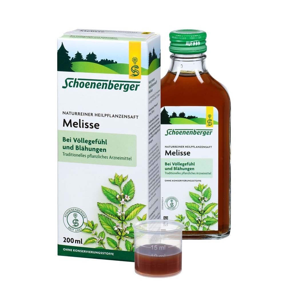Melissen Saft Schoenenberger 200 ml