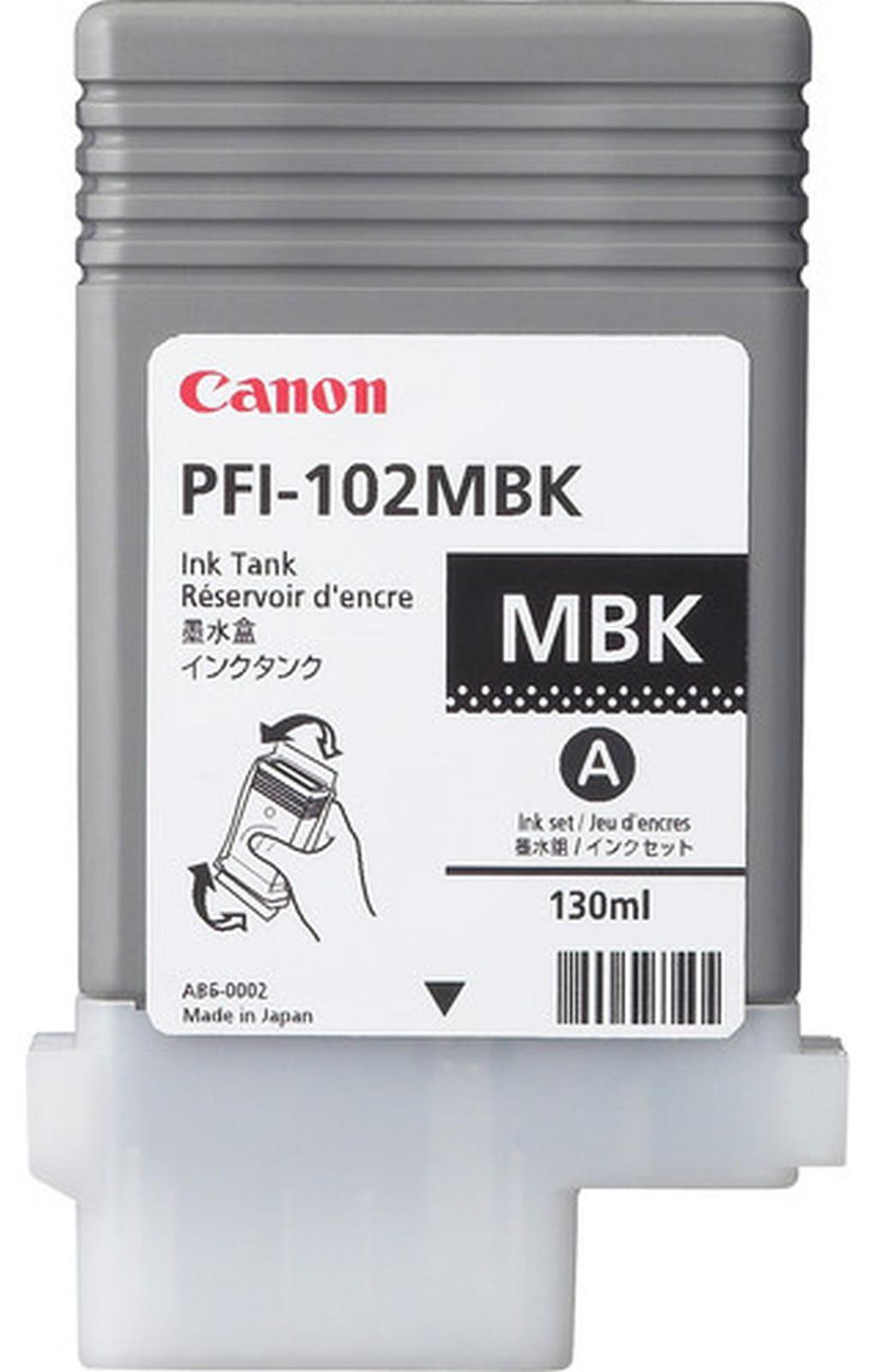 Canon PFI-102MBK Matzwart Pigmentinkt 130 ml