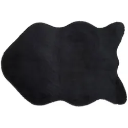Gözze Fellimitatteppich anthrazit 70 x 130 cm