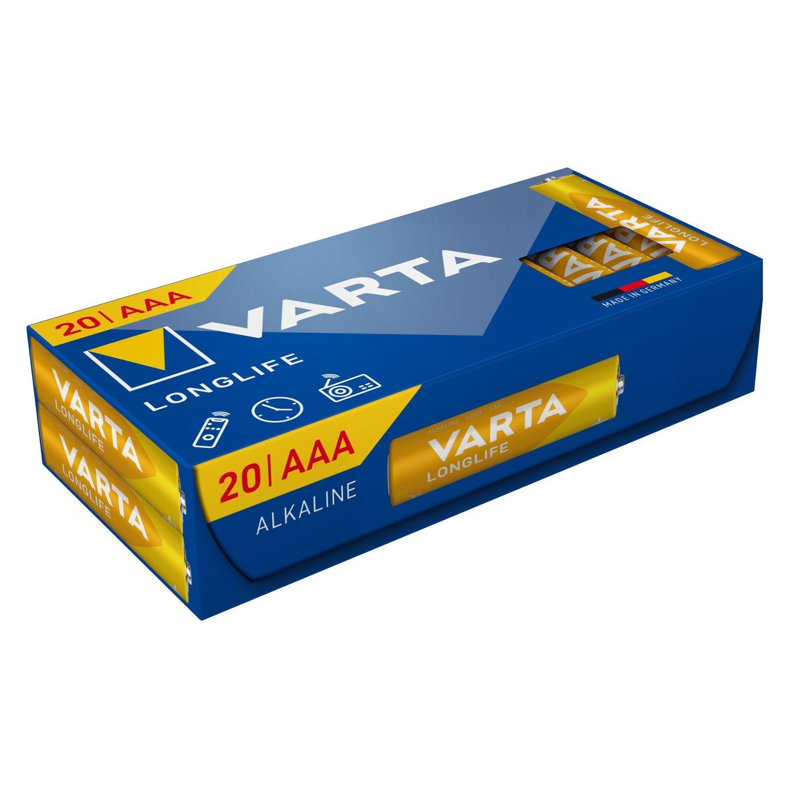 Varta Longlife Alkaline AAA batteries LR3, 20-pack (20 Stk., AAA) (AAA_LONGLIFE_20)