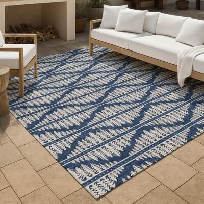 Addison Rugs Machine Washable Indoor/ Outdoor Ombre Tripp Chantille Rug