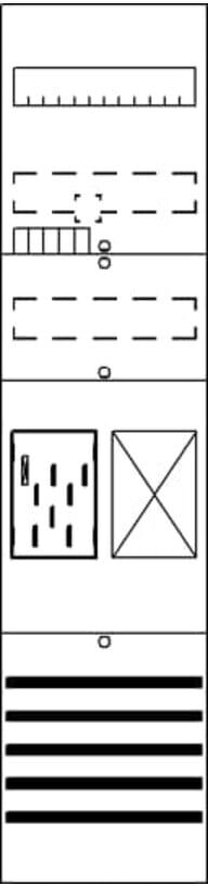 Striebel&John; Zählerfeld 7RE 1Z1R vorverdraht BF17B11 ; STRIEBEL & JOHN (2CPX054074R9999)