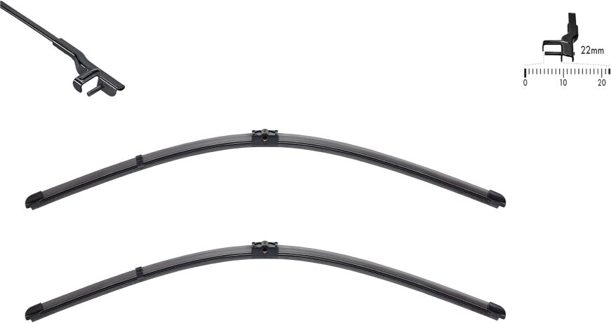 Swf Wischblatt Original Visioflex Set 119394 Vorne Für Peugeot Ford