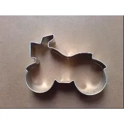Ausstechform „Motorrad“, Edelstahl, 7 × 5 cm