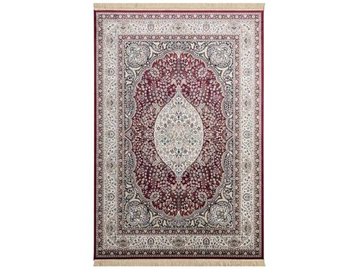 Steffensmeier Kurzflor Teppich Riad Wohnzimmer Orient Pflegeleicht Kirman Rot, Größe: 67x210 cm