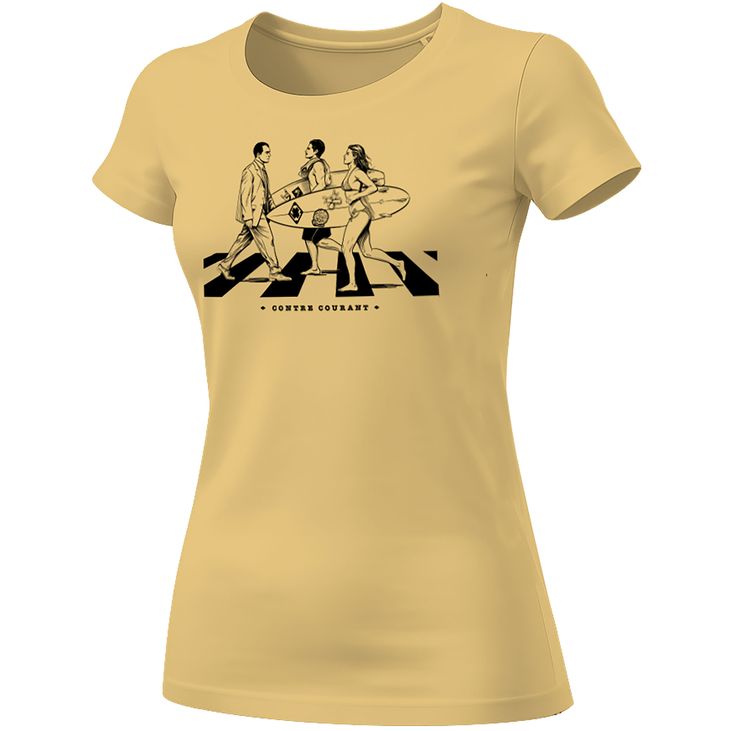 Nograd Contre Courant Damen T-Shirts gelb Größe XS Bouldern | Lifestyle Widerstandsfähig