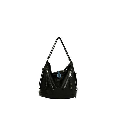 Handtasche BAGMORI "BAG mori Bag Bagmori Bag Bag", Damen, Gr. onesize, schwarz, Obermaterial: 100% Polyethylen, Taschen Handtasche