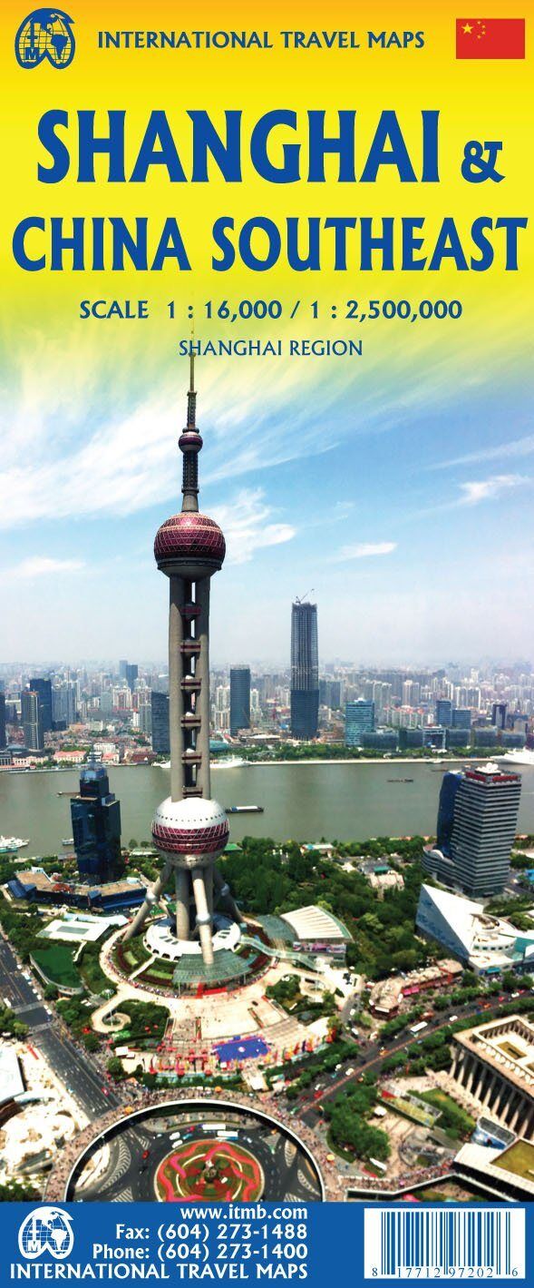 Carte de voyage - Chine Sud-Est & Plan de Shanghai   ITM