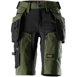 Damenshorts mit Holstertaschen "6117" - 46 - khaki/Schwarz