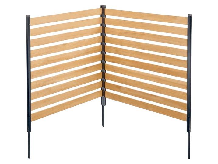VEVOR Clôture pare-vue en bois\, 76\,2 cm L x 101\,6 cm L\, clôture à lattes en 2 parties pour climatiseurs\, décoration de jardin cachée pour l'extérieur avec poubelle