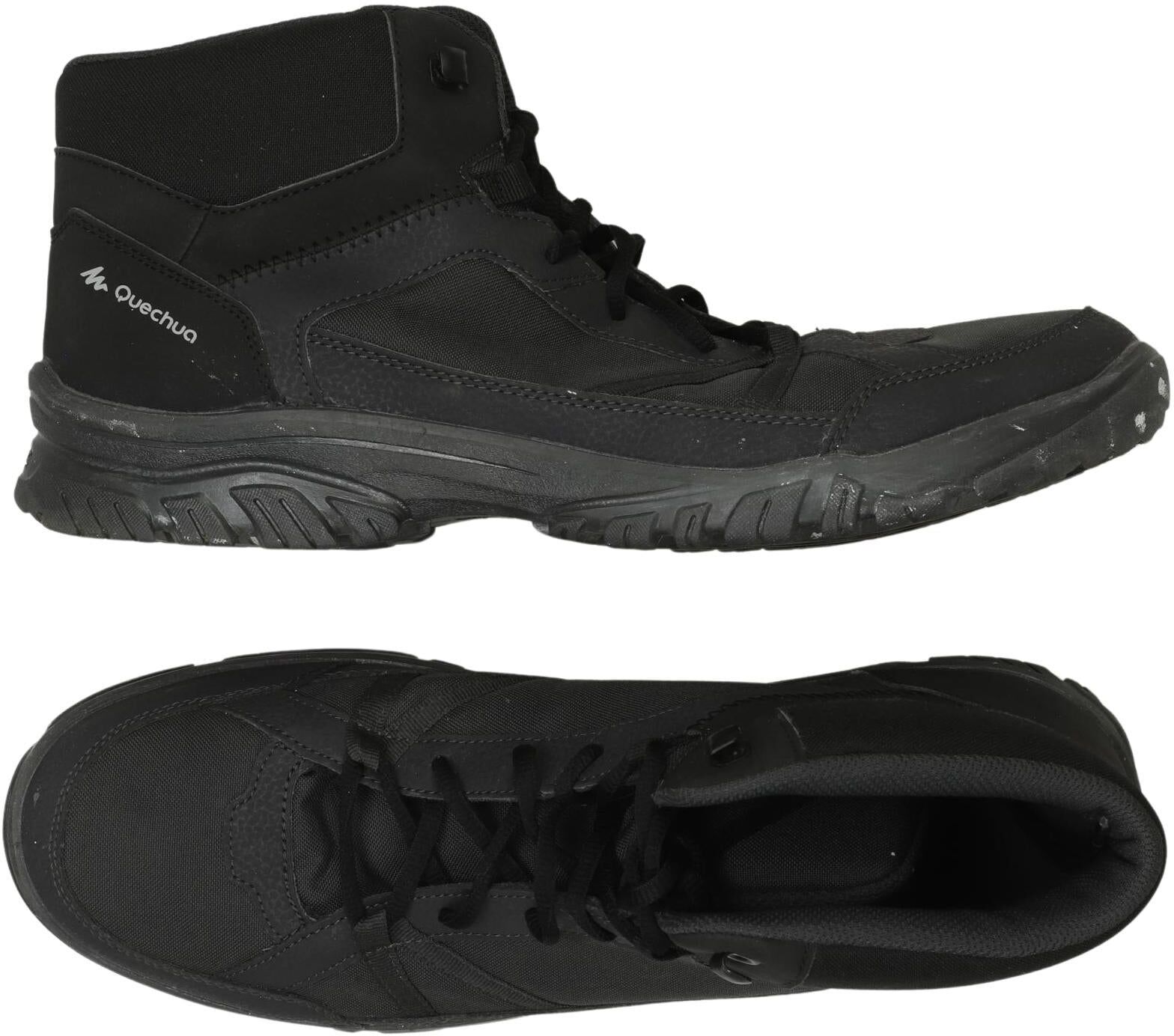 quechua Herren Stiefel, Schwarz, Gr. EU 47, Kunstleder - Second Hand