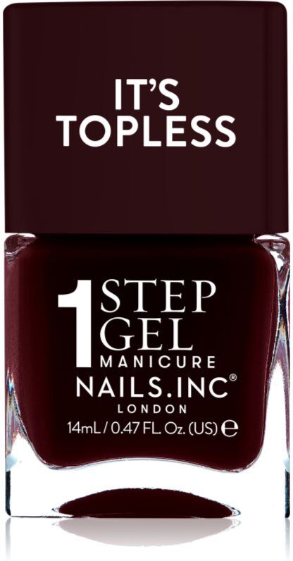 Nails Inc. It’s Topless gel nail polish with long-lasting effect shade Billie 14 ml