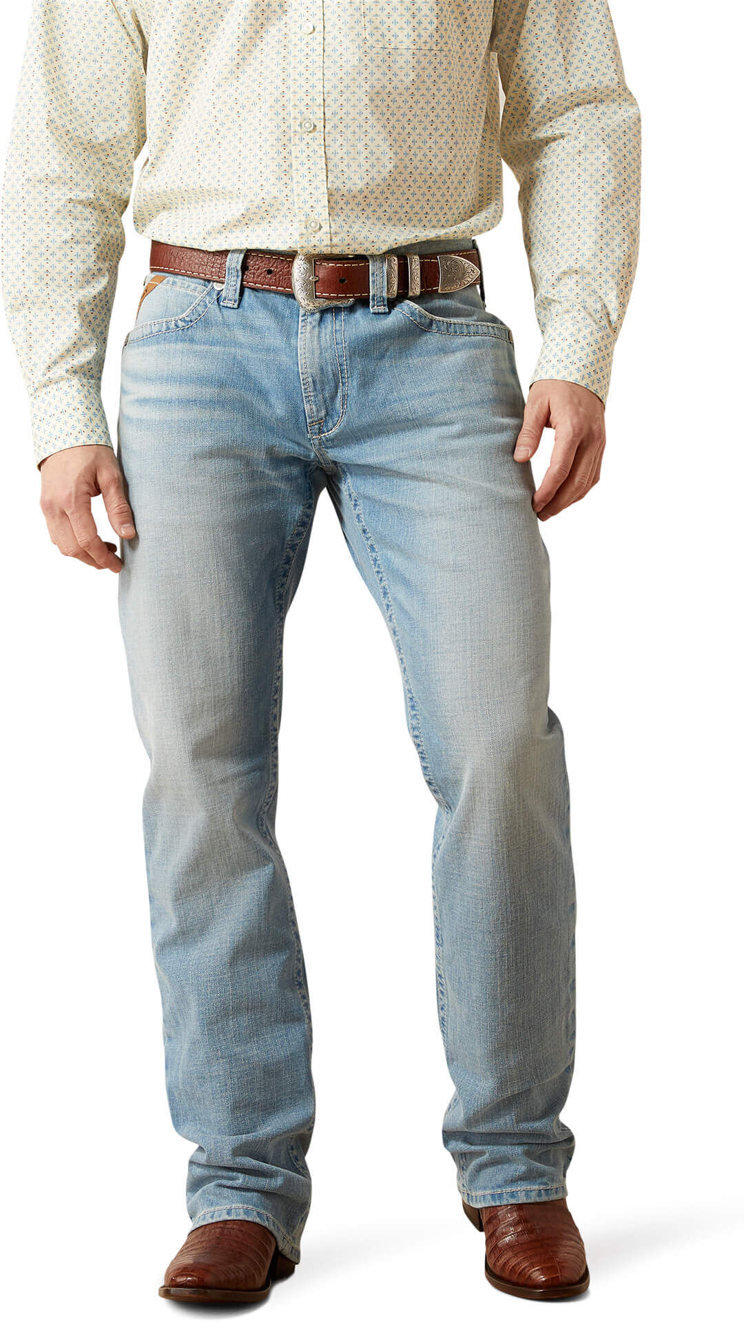 Men's M4 Relaxed Lucas Straight Leg Jeans in Morello, Size: 42 X 30 by Ariat