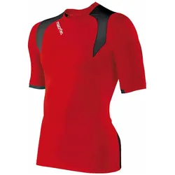 Macron, Herren, Sportshirt, Copper (L), Schwarz, Rot
