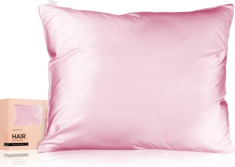 BrushArt Hair Satin pillowcase Kissenbezug Satin Candy Pink 50x60 cm