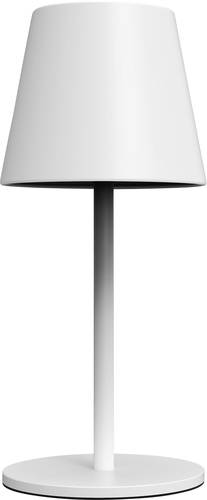 M-e modern-electronics LUNA-80W 41434 Akku-Tischlampe LED LED fest eingebaut 3W Weiß