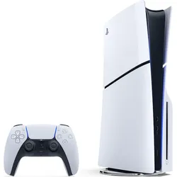 Sony PlayStation 5 Standard Konsole (Slim) - mit Laufwerk, 1TB SSD-Speicher, schlankes Design, inkl. 1x DualSense Wireless Controller
