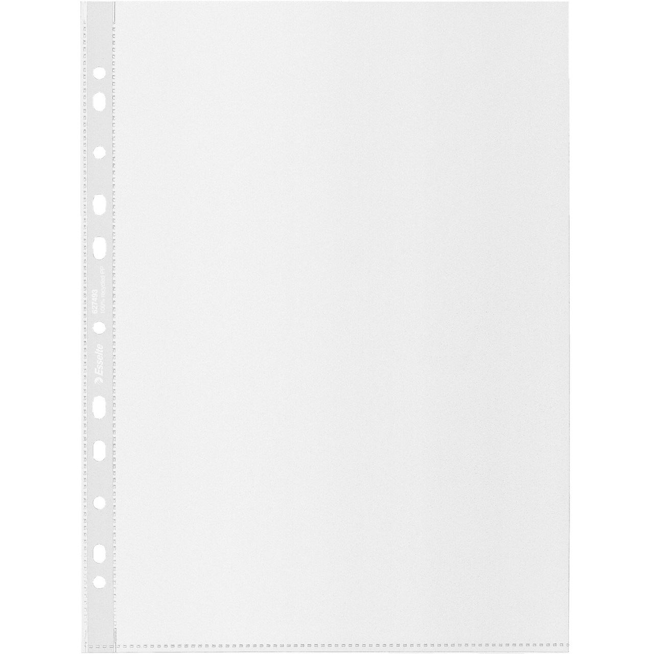 Esselte Prospekthüllen DIN A4 transparent genarbt 0,07 mm, 100 St.