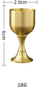 Uplift Essentials Pure Copper Chalice Cup   Artisanal Brass Beverage Goblet s