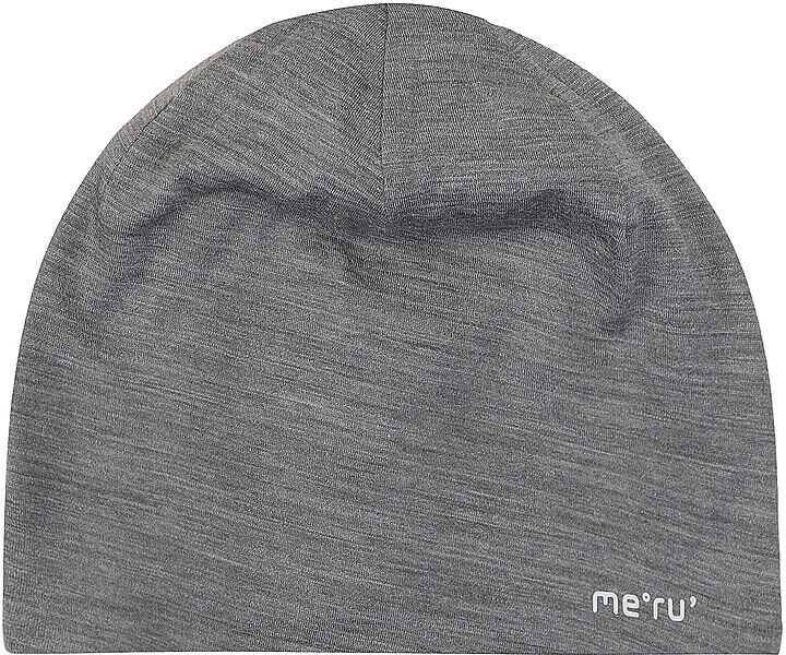 MERU Mütze Ringsted Wool-Mix Uni grau B