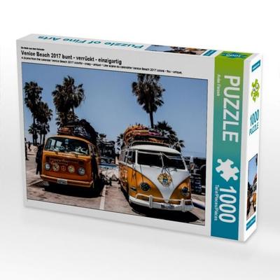 CALVENDO Puzzle Ein Motiv aus dem Kalender Venice Beach 2017 bunt - verrückt - einzigartig | 1000 Teile Lege-Größe 64x48cm Foto-Puzzle für glückliche