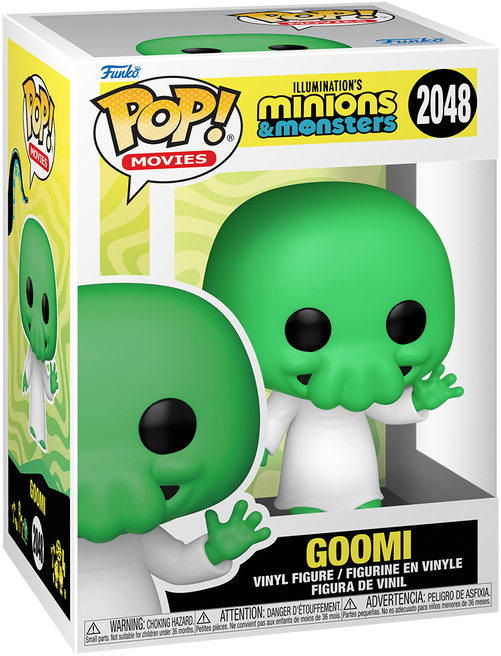 Funko Pop! Movies Minions 3 Goomi Vinyl Figure 2048, Green, 8.9 cm, Funko Collectible